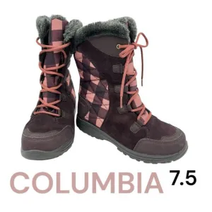 Columbia Women's Ice Maiden II Quilted Lace Up Boots Multicolor Size 7.5 Snow