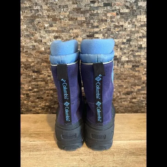 Columbia Bugabarn Too Jr Kids Blue Snow Boots sz 6 BY1120 699