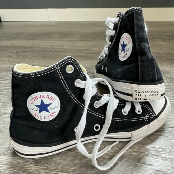 Converse All Star Chuck Taylor High Top Sneakers Size 3 Excellent Condition