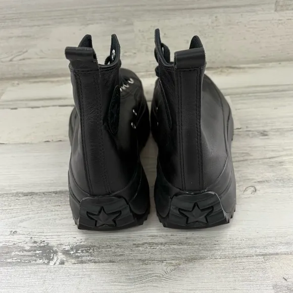 Converse All Star Men’s Size 10.5 Run Star High Top Triple Black Sneakers