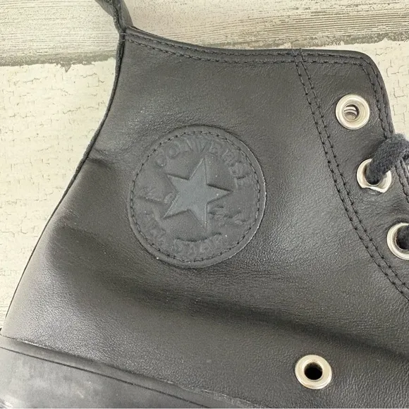 Converse All Star Men’s Size 10.5 Run Star High Top Triple Black Sneakers