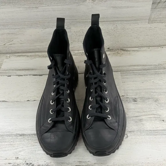 Converse All Star Men’s Size 10.5 Run Star High Top Triple Black Sneakers