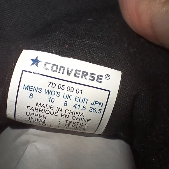 CONVERSE &quot;RARE&quot; JIM LEE BATMAN HIGH TOP SNEAKERS