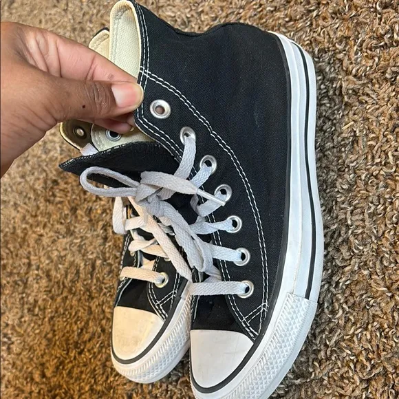 Converse Black High-Top Sneakers