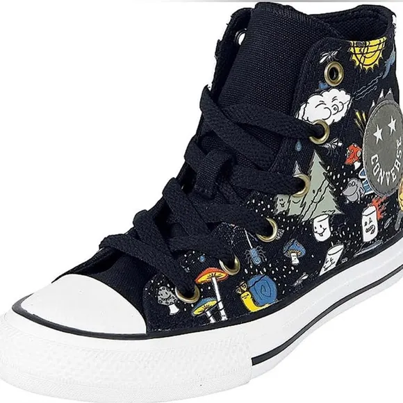 Converse Camp High-Top Sneakers - size 4