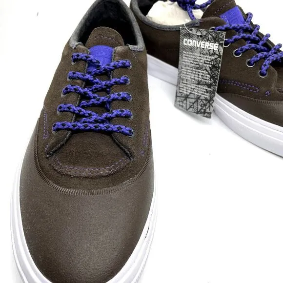 Converse Crimson Suede OX Hot Cocoa Candy Grape White Mens 10.5 Womens 12
