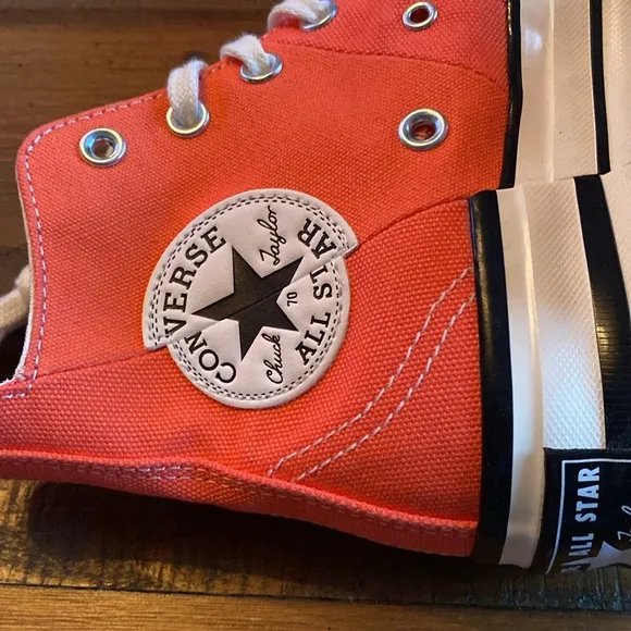 Converse High-Top Coral Sneakers