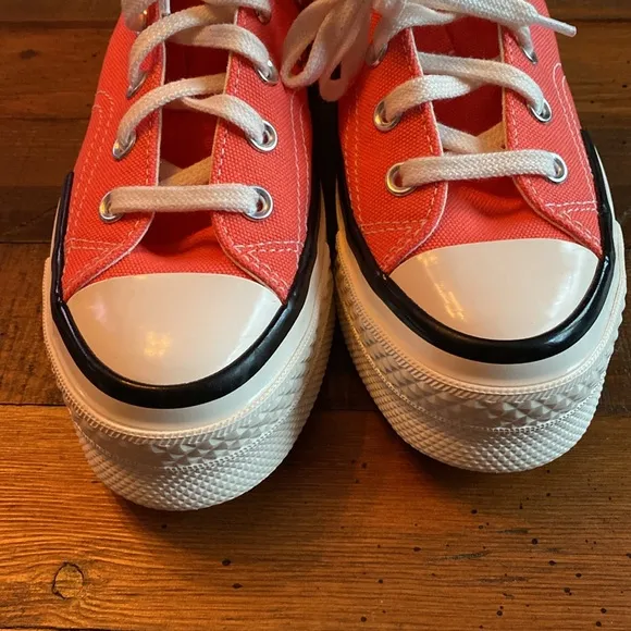 Converse High-Top Coral Sneakers