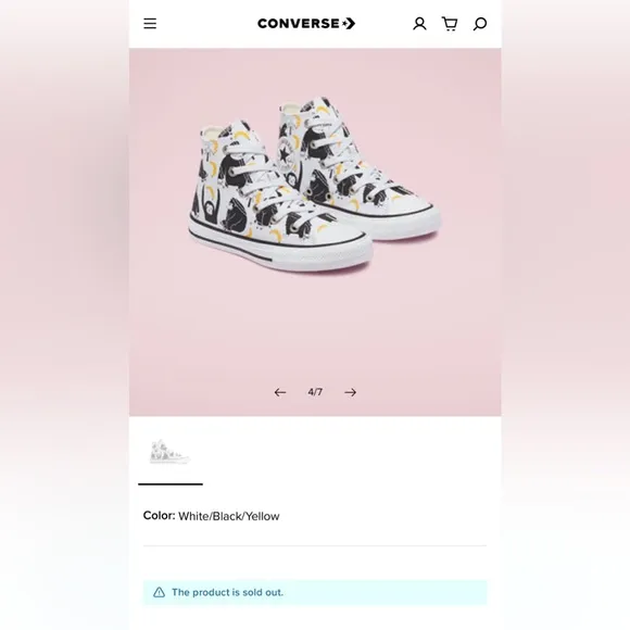 Converse Kids High-Top Sneakers - animal print 🦍 🍌