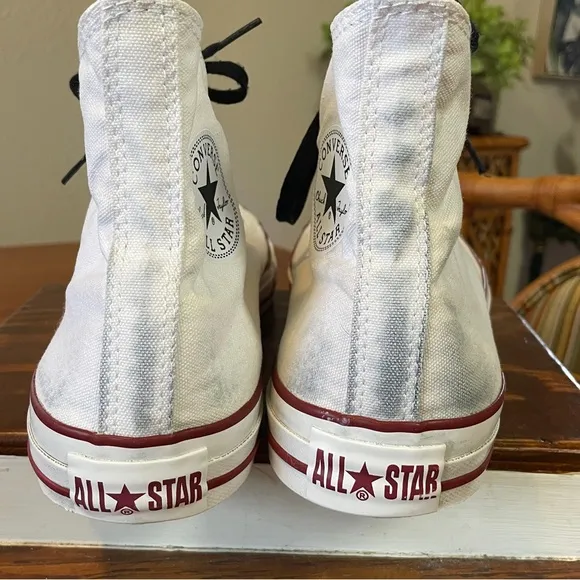 Converse Rare Love Hate High-Top Sneakers White and Black Men’s 11 Women’s 13