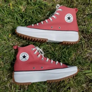 Converse Run Star Hike Terracotta Pink Gum High Top Sneakers Size 11.5