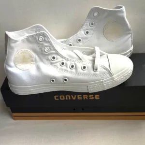 Converse Sneakers White Youth Size 3 New in Box