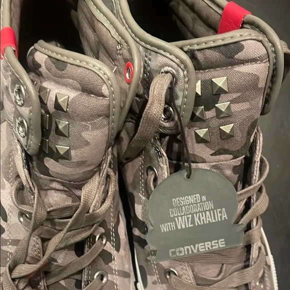 Converse Wiz Khalifa Camo High Tops new size 11.5