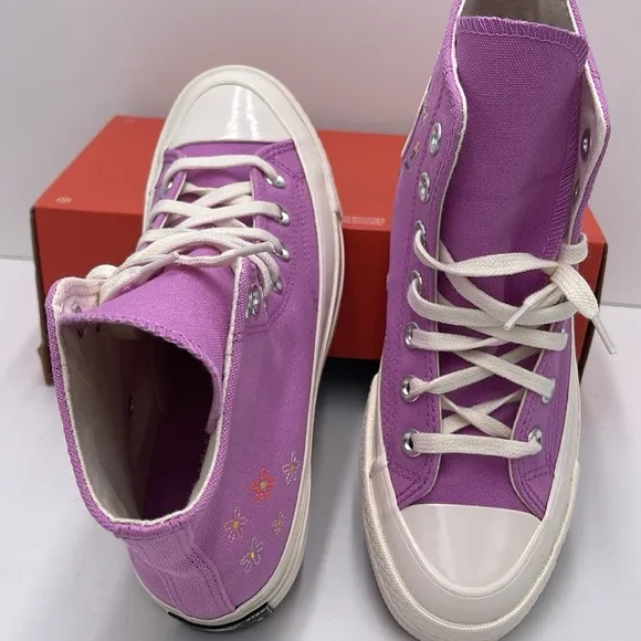 Converse WMNS Purple High-Top Sneakers A11561FCHUCK 70 HIGRAPE FIZZ/EGRET/EGRE