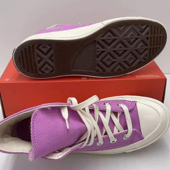 Converse WMNS Purple High-Top Sneakers A11561FCHUCK 70 HIGRAPE FIZZ/EGRET/EGRE
