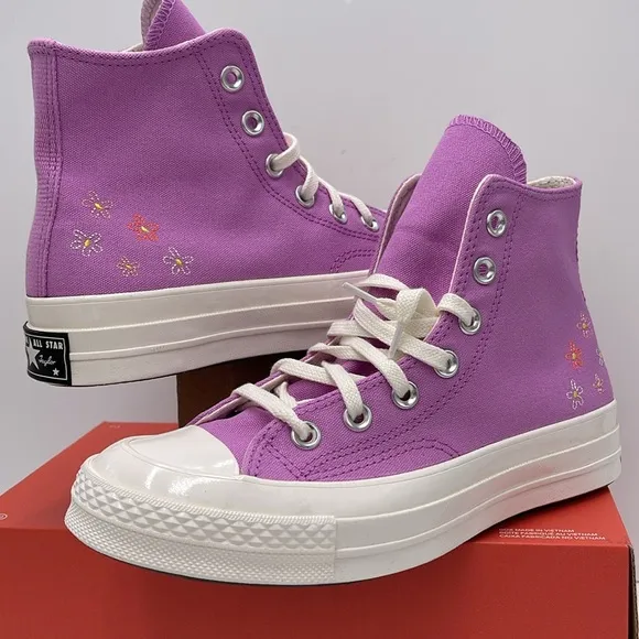 Converse WMNS Purple High-Top Sneakers A11561FCHUCK 70 HIGRAPE FIZZ/EGRET/EGRE