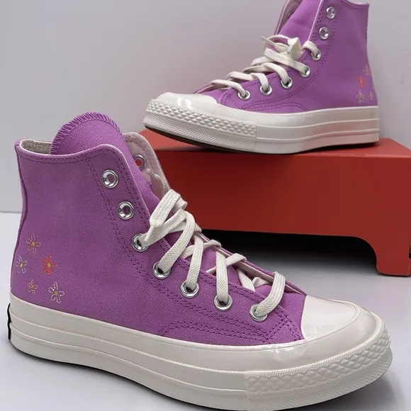 Converse WMNS Purple High-Top Sneakers A11561FCHUCK 70 HIGRAPE FIZZ/EGRET/EGRE
