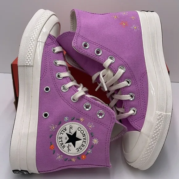Converse WMNS Purple High-Top Sneakers A11561FCHUCK 70 HIGRAPE FIZZ/EGRET/EGRE
