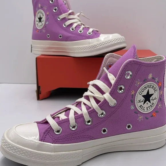 Converse WMNS Purple High-Top Sneakers A11561FCHUCK 70 HIGRAPE FIZZ/EGRET/EGRE