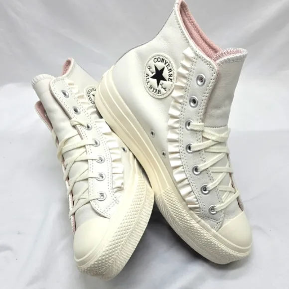 Converse Women's Cream High-Top Sneakers