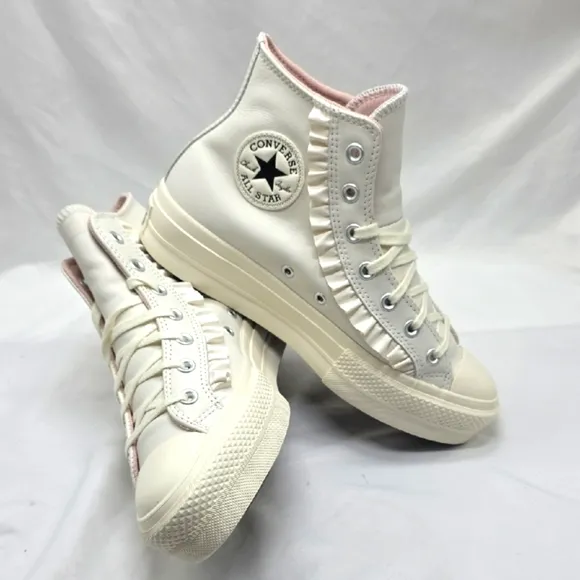 Converse Women's Cream High-Top Sneakers
