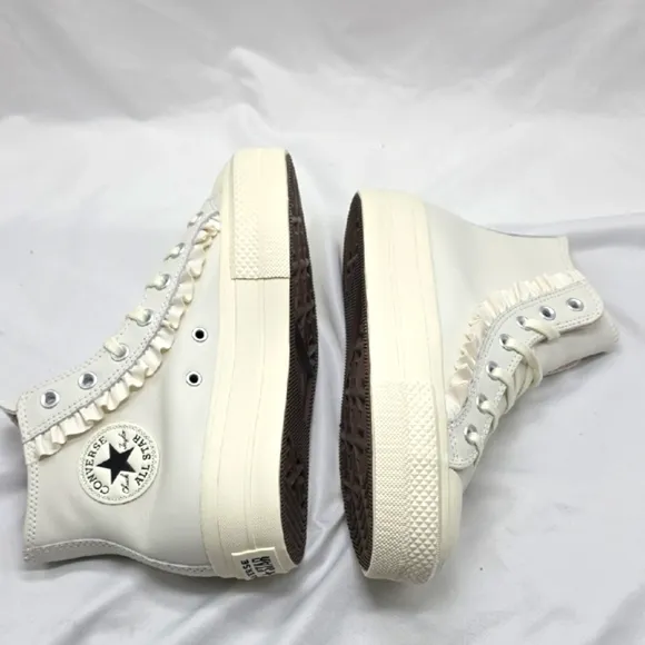 Converse Women's Cream High-Top Sneakers