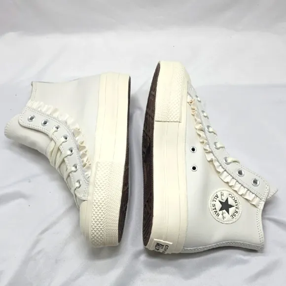 Converse Women's Cream High-Top Sneakers