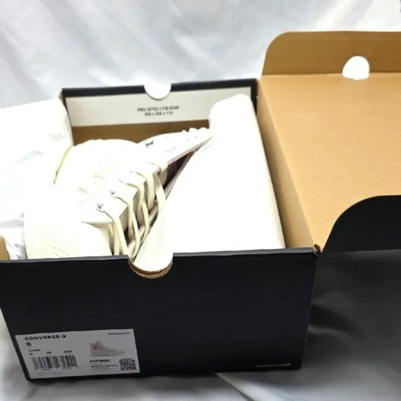 Converse Women's Cream High-Top Sneakers