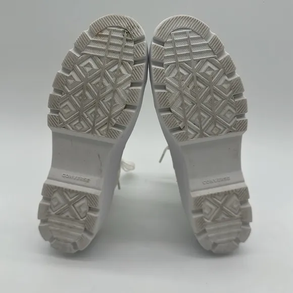 Converse Women's Size 9 Chunky White High-Top Platform Sneakers