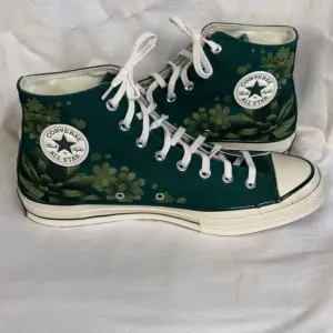 Converse Chuck 70 Desert Rave high top sneakers, midnight clover, plant, sz 12.5