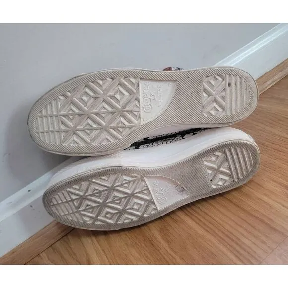 Converse Chunky Glam Snakeskin Sneakers 9
