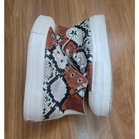 Converse Chunky Glam Snakeskin Sneakers 9
