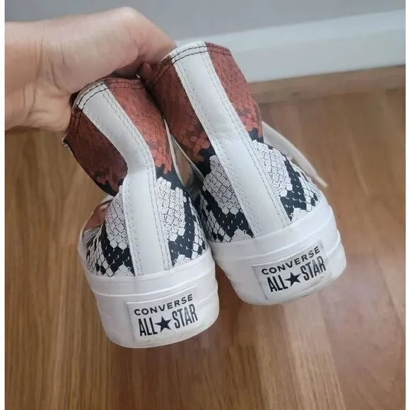 Converse Chunky Glam Snakeskin Sneakers 9