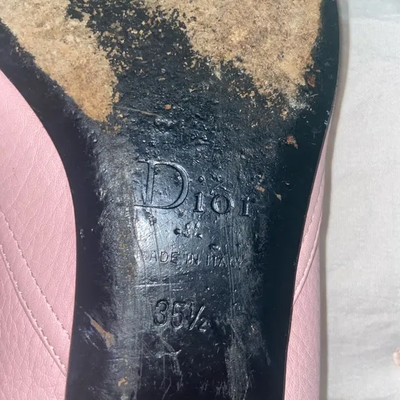 COPY - Dior Cloth Ballet Flats Pink