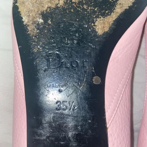 COPY - Dior Cloth Ballet Flats Pink