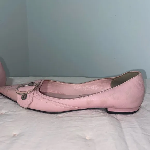 COPY - Dior Cloth Ballet Flats Pink