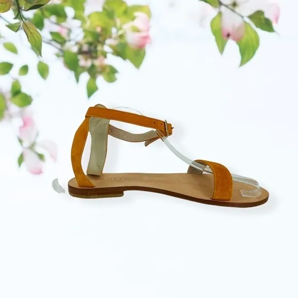 Cornetti Yellow Suede Leather Sandals Size 39