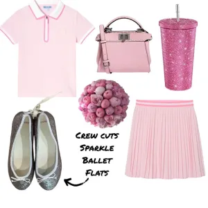 Crew Cuts Sparkle Ballet Flats