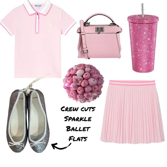 Crew Cuts Sparkle Ballet Flats