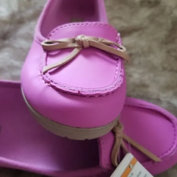 CROCS Wrap ColorLite Suede Women's Ballet Flats in Pink Size 7