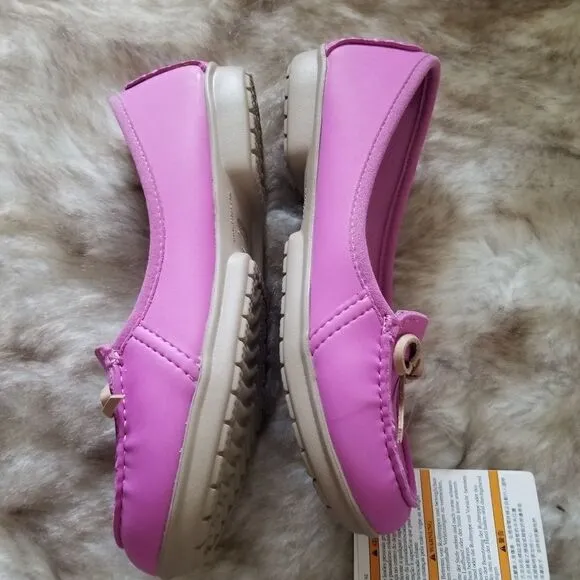 CROCS Wrap ColorLite Suede Women's Ballet Flats in Pink Size 7