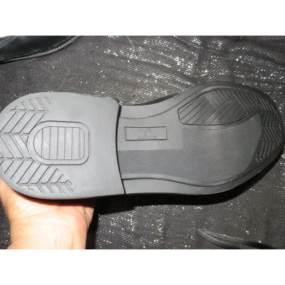 Croft &amp; Barrow Men's Black Leather Loafers Slip On Dress Career Shoes size 13