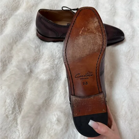 Curatore Leather Wingtip Loafer Dress Shoe