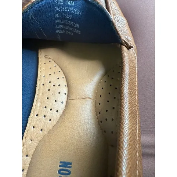 Curt &amp; Larson loafers Moccasins Casual Shoes Brown Size 14M