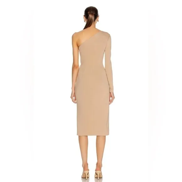 Cushnie One Shoulder Matte Jersey Dress