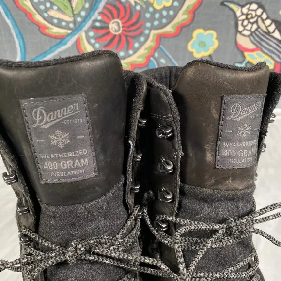 Danner Outdoor Raptor 650 Dark Shadow Black Insulated 400G Boots Men Sz 11 64731