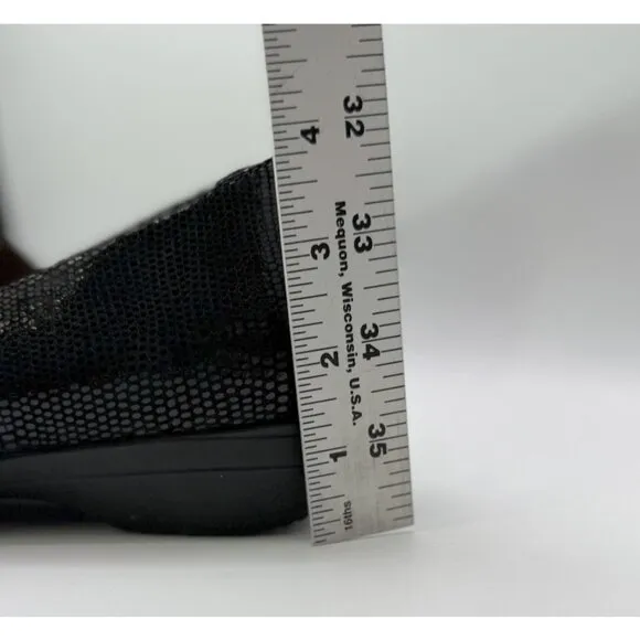 Dansko Loafers Slip Ons Farah Leather Lizard Reptile Embossed Comfort Black 39