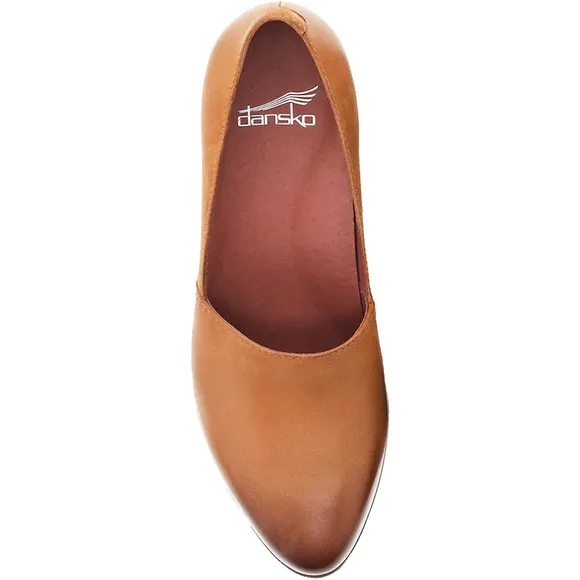 Dansko Tan Flats Sleek Minimalist Design
