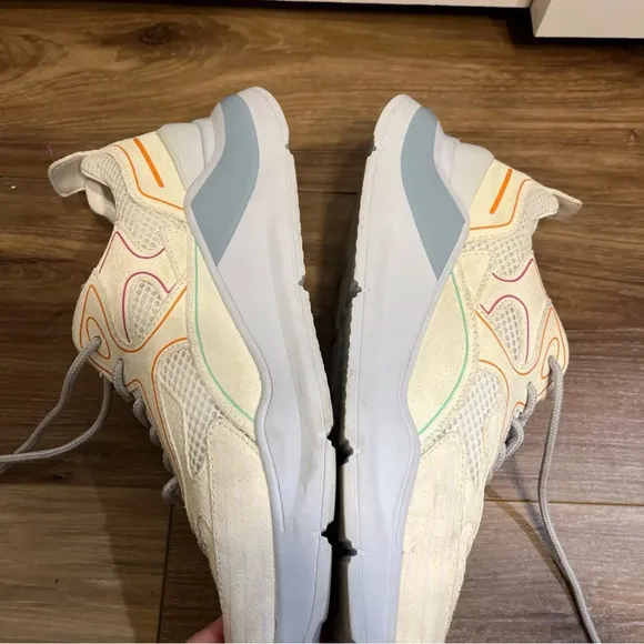 D.A.T.E Fuga Date Women's  Chunky Athletic Lace Up Sneakers Multicolor Size 8
