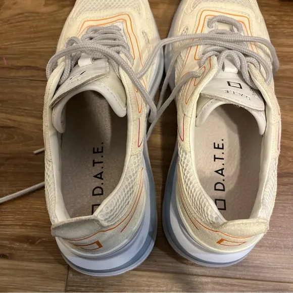 D.A.T.E Fuga Date Women's  Chunky Athletic Lace Up Sneakers Multicolor Size 8
